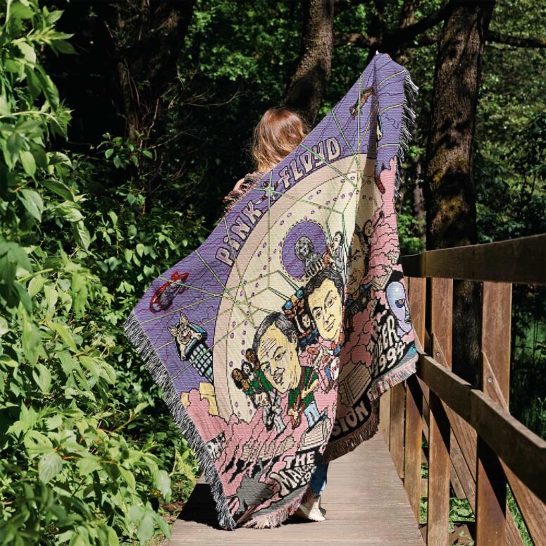 The Divison Bell October 94 Woven Blanket