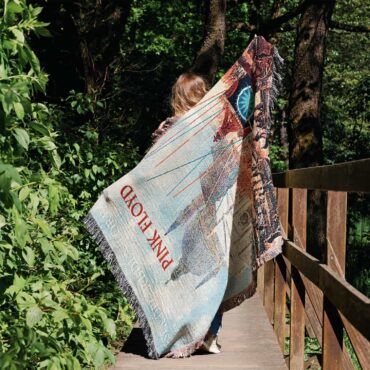 The Later Years Venezia Festa Del Redentore Glass Woven Blanket