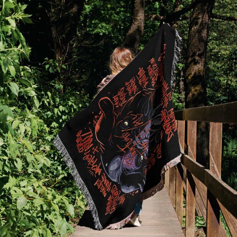 The Wall Anniversary Fan Art Woven Blanket
