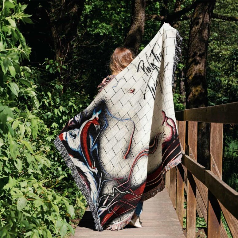 The Wall Fan Art Woven Blanket The Wall Fan Art Woven Blanket