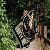 Woven Blanket 02 Vintage Pyramid Dark Side - OtherBrick