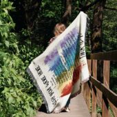 Woven Blanket 02 Wish You Were Here Lyric Art - OtherBrick