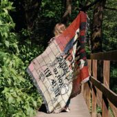 Woven Blanket 02 You Are Just Another Brick In The Wall Signature - OtherBrick