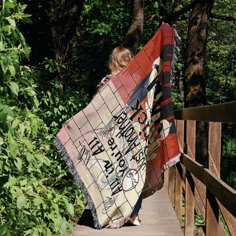 You Are Just Another Brick In The Wall Signature Woven Blanket You Are Just Another Brick In The Wall Signature Woven Blanket