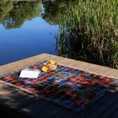 Woven Blanket 03 Pink Floyd The Wall Water Painting - OtherBrick