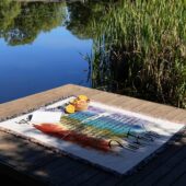 Woven Blanket 03 Wish You Were Here Lyric Art - OtherBrick