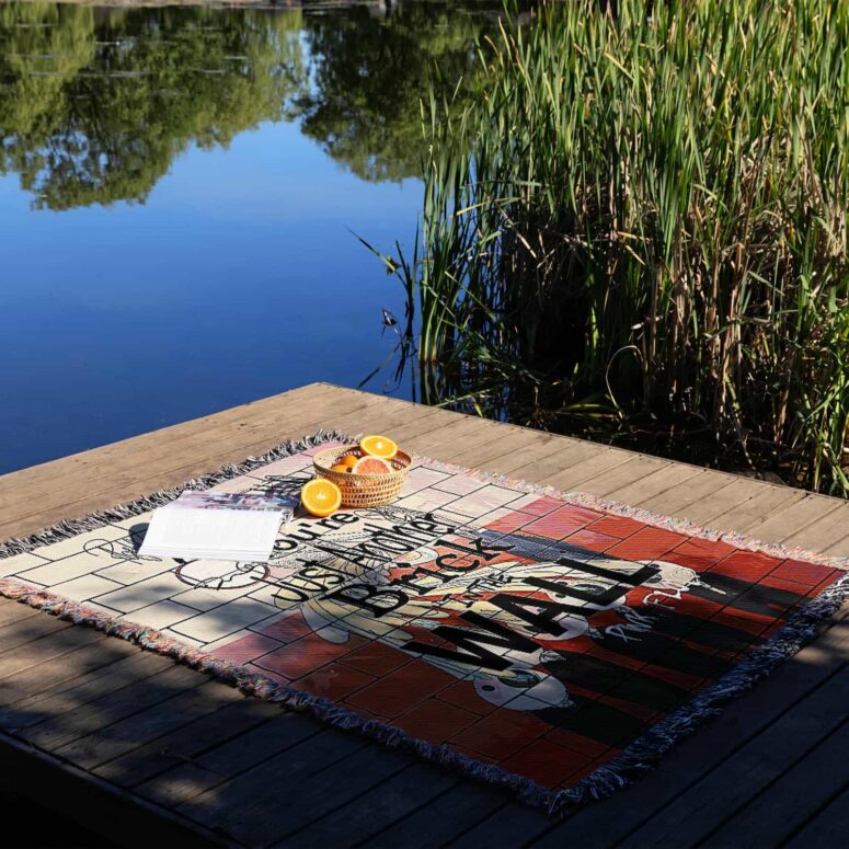 You Are Just Another Brick In The Wall Signature Woven Blanket You Are Just Another Brick In The Wall Signature Woven Blanket
