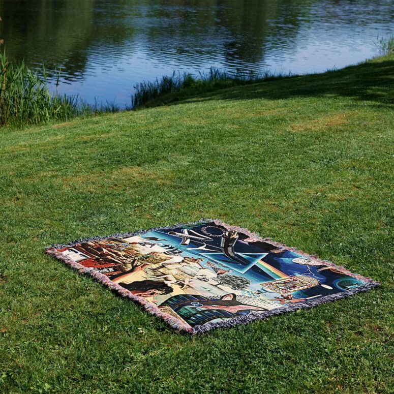 DSOTM Music is always by your side Woven Blanket
