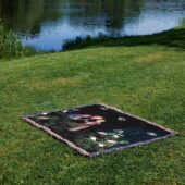 Woven Blanket 04 David Gilmour Dark And Velvet Night Art 3 - OtherBrick
