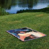 Woven Blanket 04 David Gilmour Dark And Velvet Night Art 4 - OtherBrick
