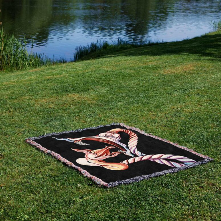 Flowers 2021 The Wall Woven Blanket