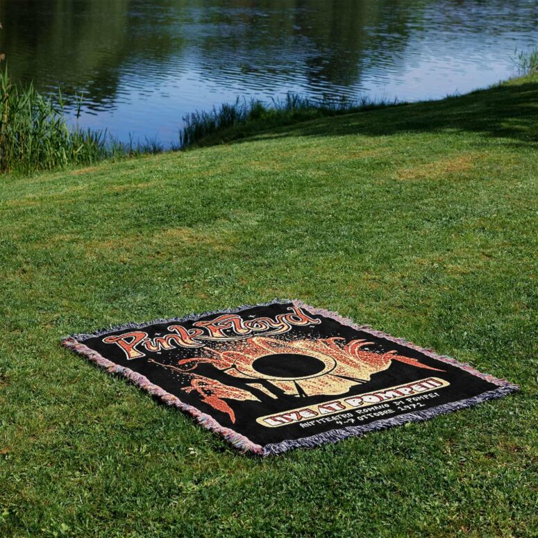 Live At PomPeii October 1971 Woven Blanket