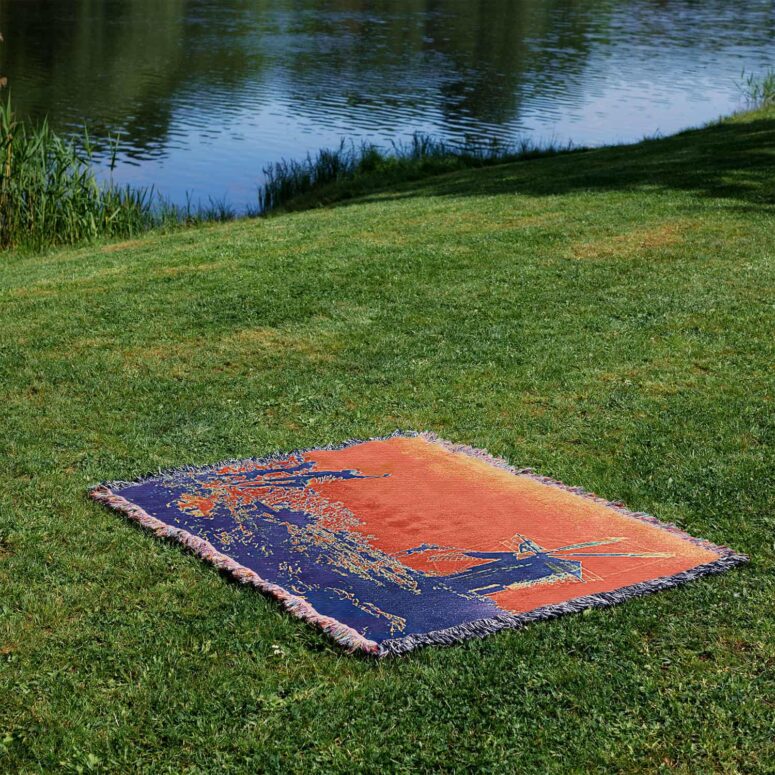 More June 1969 Pink Floyd Woven Blanket