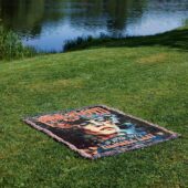 Woven Blanket 04 Pink Floyd 1970 Filmore East Exhibition Concert - OtherBrick