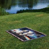 Woven Blanket 04 Pink Floyd Album Art Collage New Year - OtherBrick