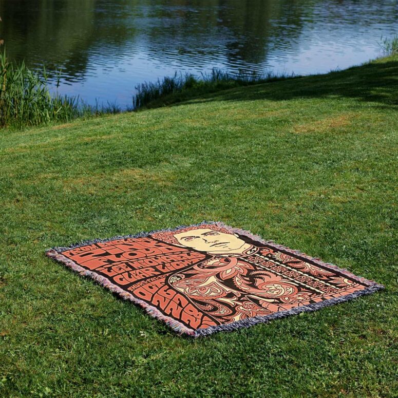 Pink Floyd Lee Michaels fillmore Woven Blanket