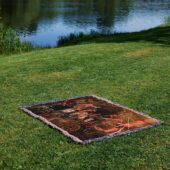 Woven Blanket 04 Pink Floyd Live At Pompeii Mcmlxxii - OtherBrick
