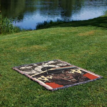 Pink Floyd October 13 1973 Vienna Austria Woven Blanket