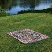 Woven Blanket 04 Pink Floyd Photo Mosaic Print Art Of All Things - OtherBrick