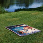 Woven Blanket 04 Pink Floyd The Wall Dark Side Of The Moon Fine Art - OtherBrick