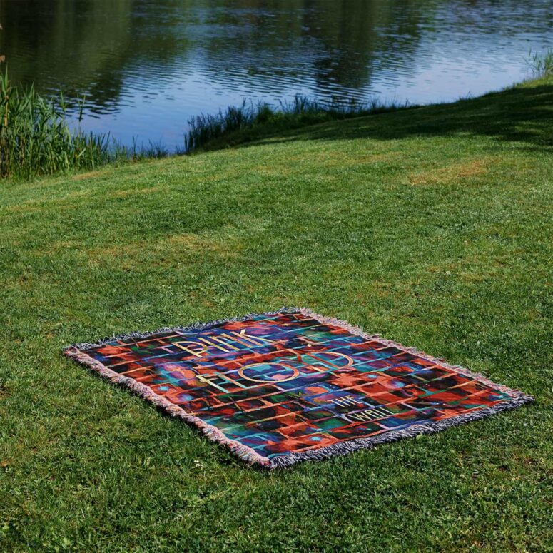 Pink Floyd The Wall Water Painting Woven Blanket Pink Floyd The Wall Water Painting Woven Blanket