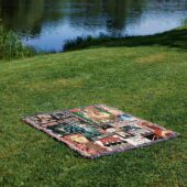 Woven Blanket 04 Pink Floyd Vintage Rock Concert - OtherBrick