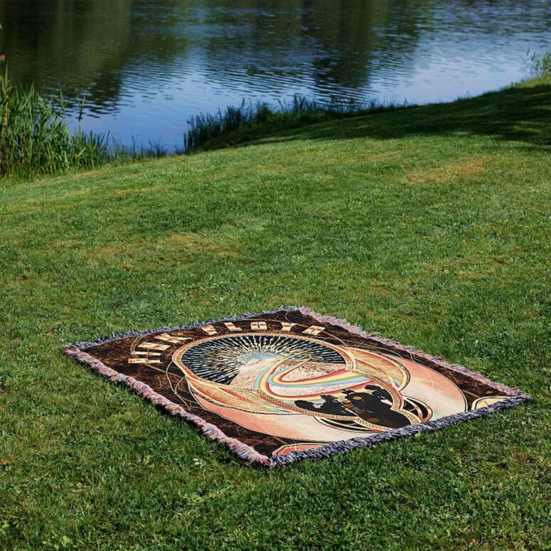 Pink Floyd Wish You Were Here Woven Blanket