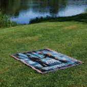 Woven Blanket 04 Pink Floyd Wish You Were Here Trippy - OtherBrick