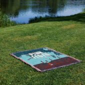 Woven Blanket 04 Pink Floyd At Pompeii Mcmlxxii - OtherBrick