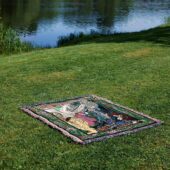 Woven Blanket 04 Syd Barrett Pink Floyd Commemorative 1960s Psychedelic Art - OtherBrick