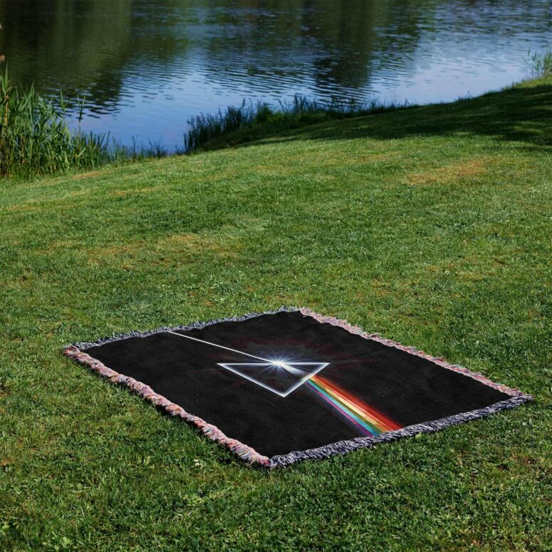 The Dark Side of the Moon Remastered Woven Blanket
