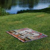 Woven Blanket 04 The Division Bell Painting Art - OtherBrick