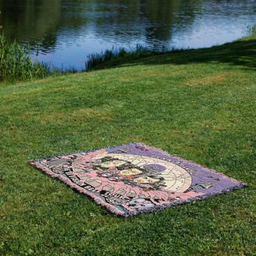 The Divison Bell October 94 Woven Blanket