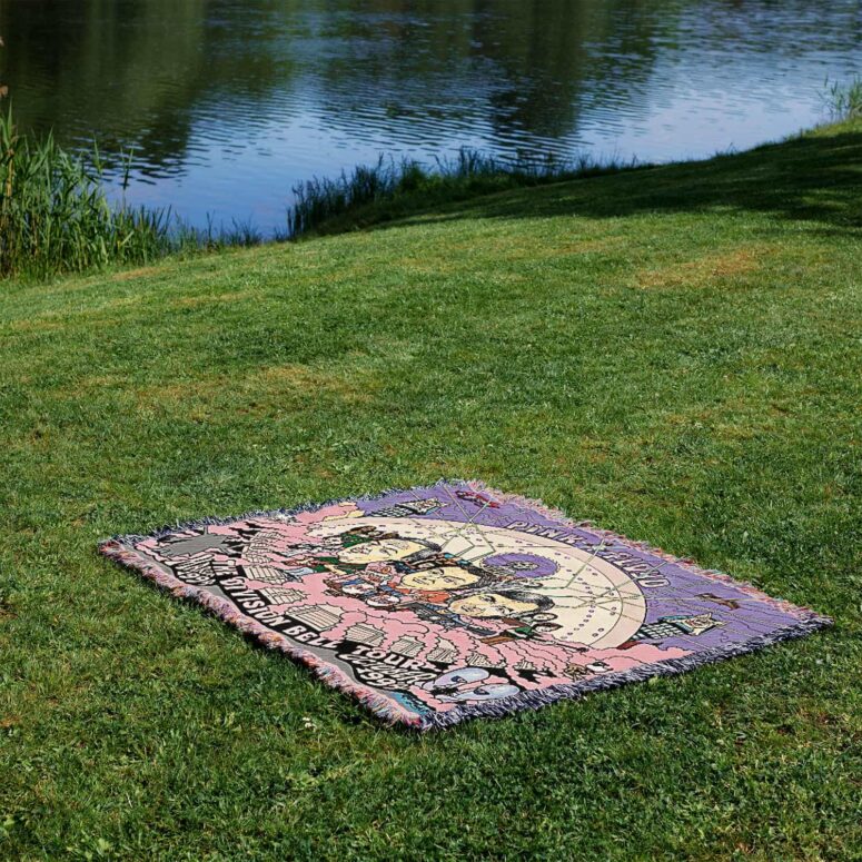 The Divison Bell October 94 Woven Blanket