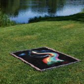 Woven Blanket 04 The Endless River Dark Side Of The Moon - OtherBrick