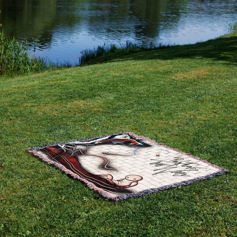 The Wall Fan Art Woven Blanket The Wall Fan Art Woven Blanket
