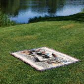 Woven Blanket 04 Turntable Animals Division Bell Wywh Dsotm - OtherBrick