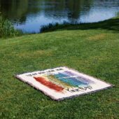 Woven Blanket 04 Wish You Were Here Lyric Art - OtherBrick