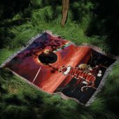Woven Blanket 05 Calvin And Hobbes Gazing At The Moon Solar Eclipse 2024 - OtherBrick