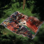 Woven Blanket 05 Dark Side Of The Moon Painting Stretched - OtherBrick