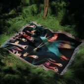 Woven Blanket 05 David Gilmour Dark And Velvet Night Art 2 - OtherBrick