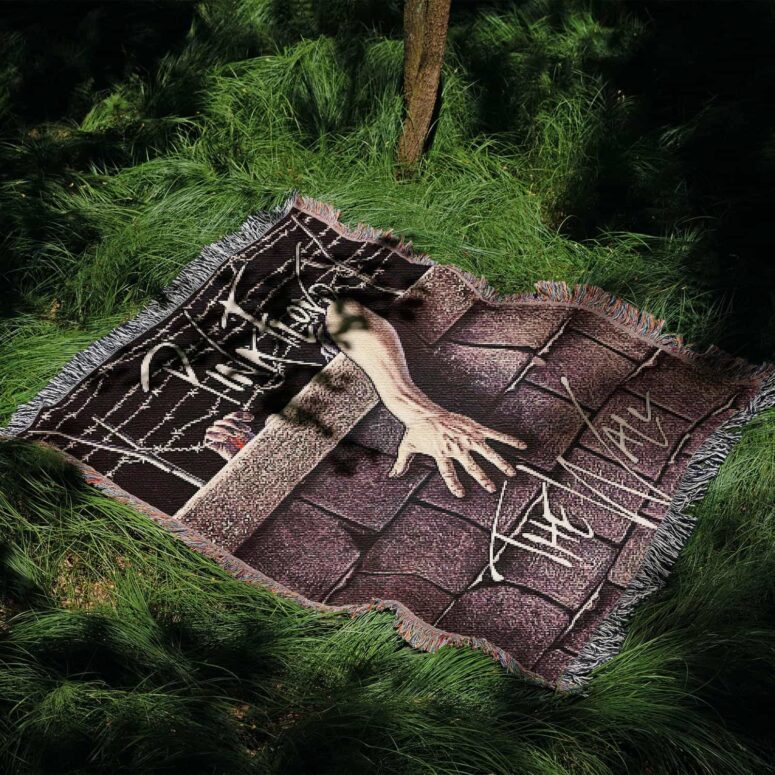Escape from The Wall Woven Blanket