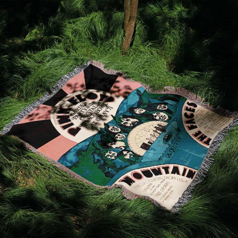 Garden Party At The Crystal Palace Bowl 1971 Woven Blanket
