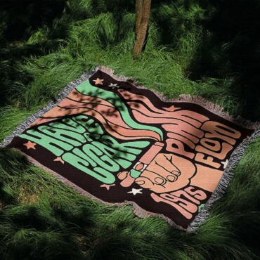 Have a Cigar 1975 Woven Blanket