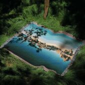 Woven Blanket 05 Mono Lake Wish You Were Here Diver Album Inner Sleeve - OtherBrick