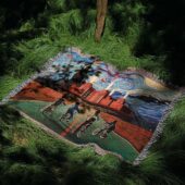 Woven Blanket 05 Pigs Can Fly Stranger Things X Animals - OtherBrick