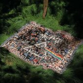 Woven Blanket 05 Pink Floyd Photo Mosaic Print Art Of All Things - OtherBrick