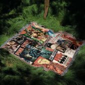 Woven Blanket 05 Pink Floyd Vintage Rock Concert - OtherBrick