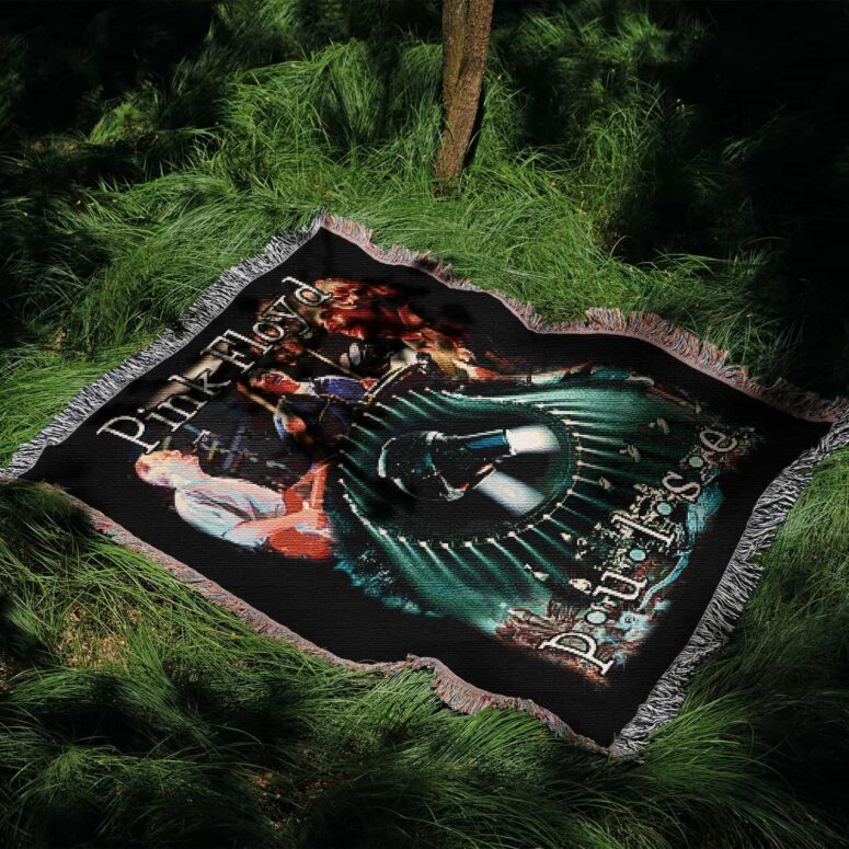 Pulse Resurrection Concert David Gilmour Nick Mason Richard Wright Remastered Woven Blanket