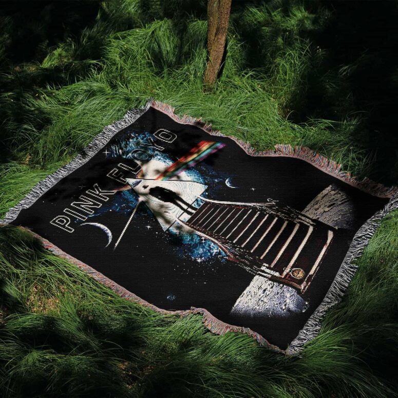 Stairway To The Moon Woven Blanket